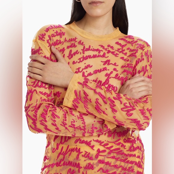 Lingua Franca embroidered top - Picture 5 of 8